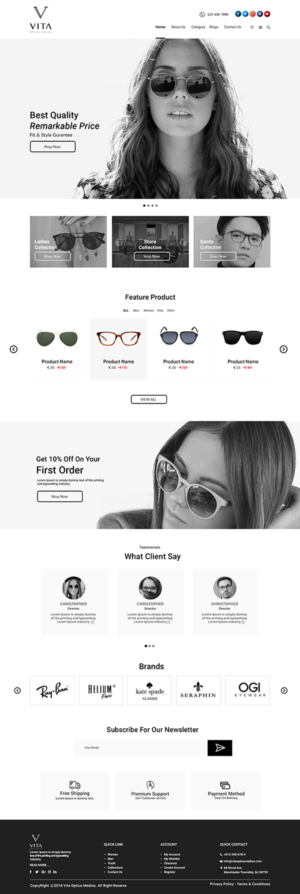 Web-Design von bdesigner9 für VITA - optical  | Design: #19037894
