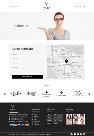 Web-Design von bdesigner9 für VITA - optical  | Design: #19045446