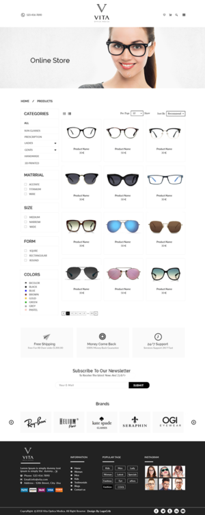 Web-Design von bdesigner9 für VITA - optical  | Design: #19045447