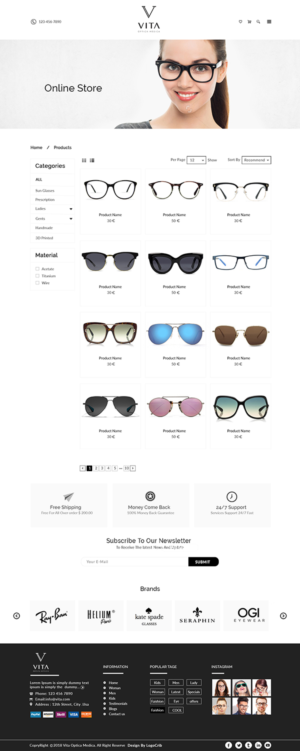 Web-Design von bdesigner9 für VITA - optical  | Design: #19067779