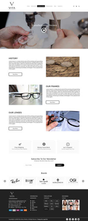 Web-Design von bdesigner9 für VITA - optical  | Design: #19166313