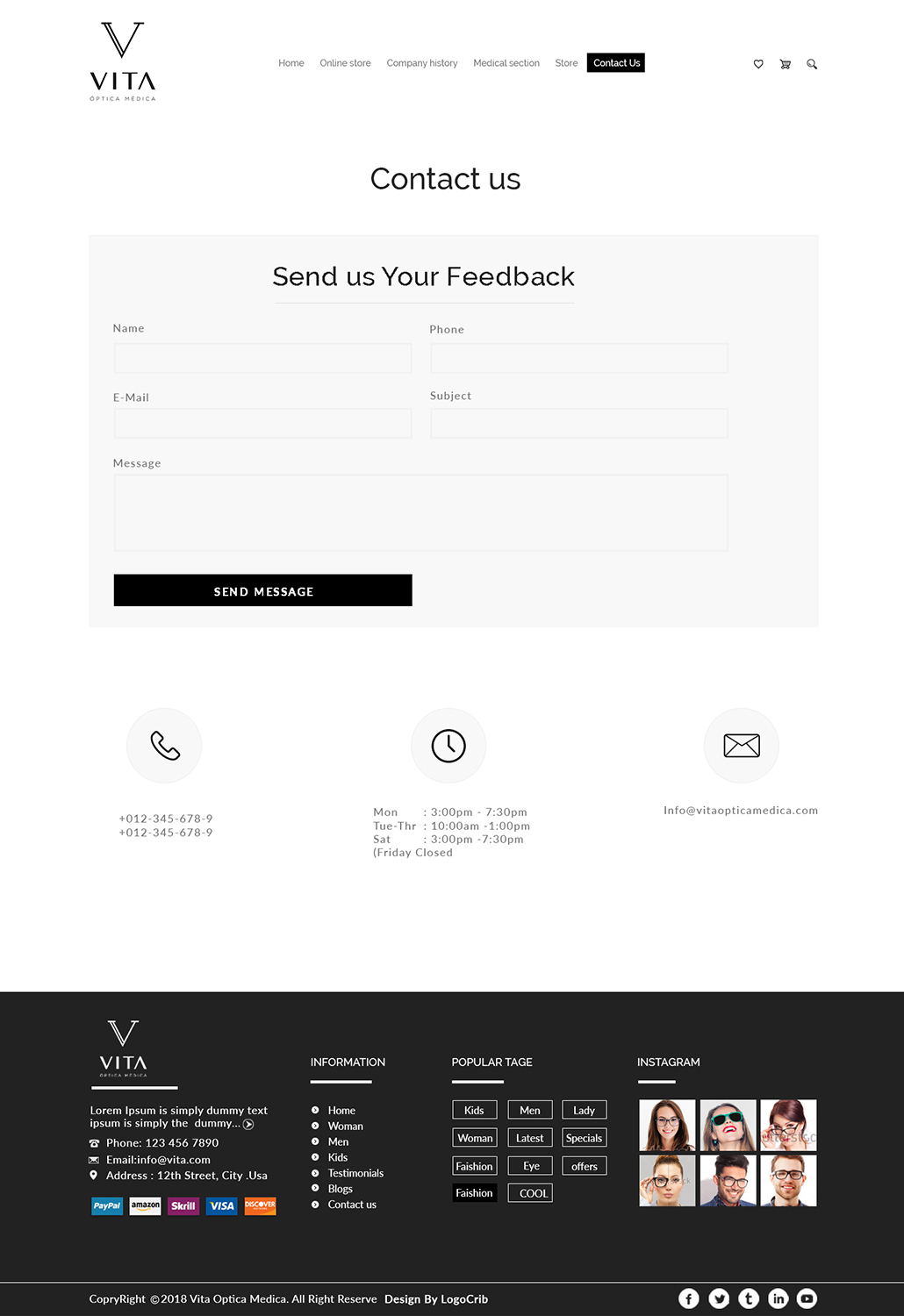 Web-Design von bdesigner9 für VITA - optical  | Design #19166319