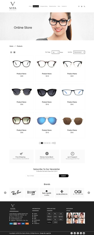 Web-Design von bdesigner9 für VITA - optical  | Design: #19166327