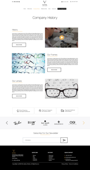 Web-Design von bdesigner9 für VITA - optical  | Design: #19285777