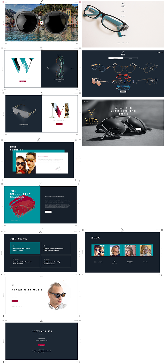 Web-Design von Grebowiec Peter für VITA - optical  | Design #19032678