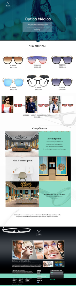 Web-Design von Grebowiec Peter für VITA - optical  | Design: #19036310