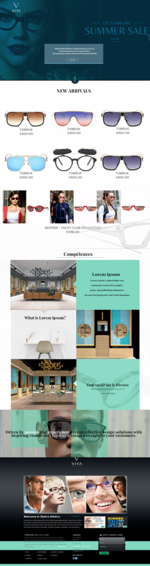 Web-Design von Grebowiec Peter für VITA - optical  | Design: #19036321