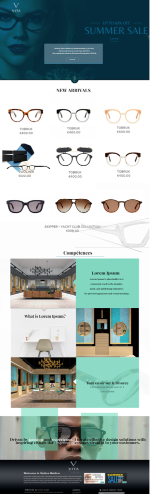 Web-Design von Grebowiec Peter für VITA - optical  | Design: #19040994