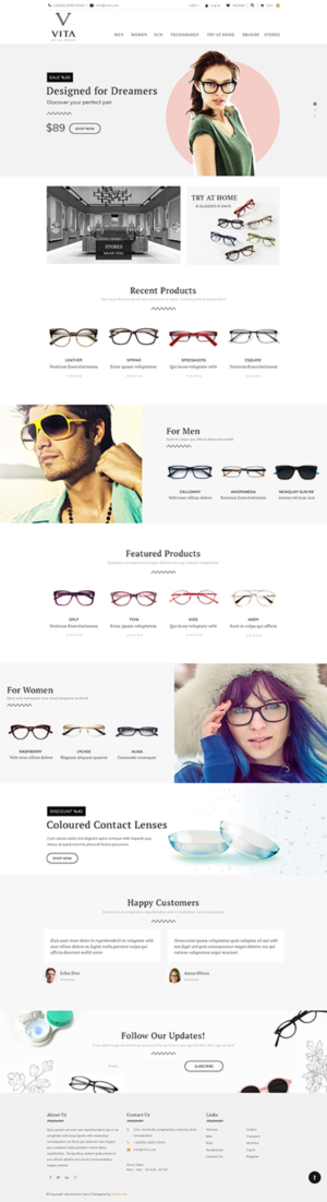 Web-Design von Da Miracle für VITA - optical  | Design: #19033397