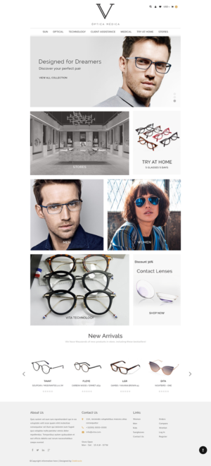 VITA - Óptica Médica - web design and concept | Web Design by Da Miracle