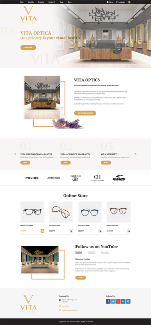 Diseño Web por PiXthemes para VITA - optical  | Diseño #19022951