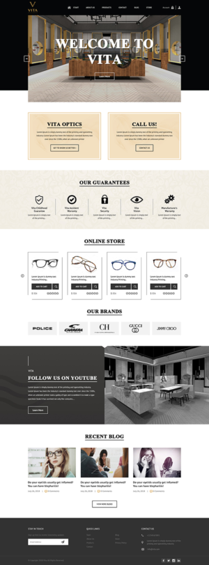 Web-Design von PiXthemes für VITA - optical  | Design: #19022965