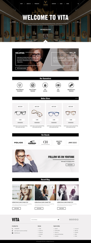 Web-Design von PiXthemes für VITA - optical  | Design: #19022988