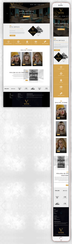 Web-Design von PiXthemes für VITA - optical  | Design: #19023073