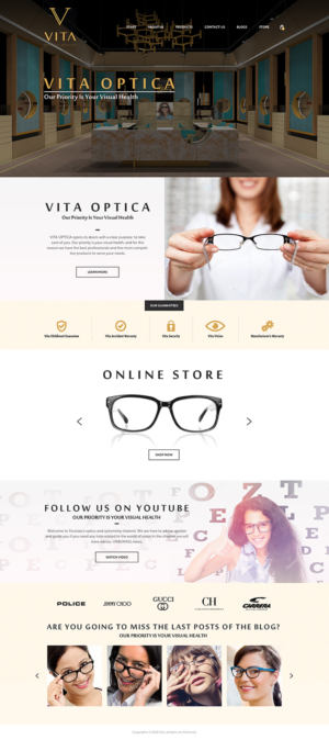 Web-Design von PiXthemes für VITA - optical  | Design: #19061839