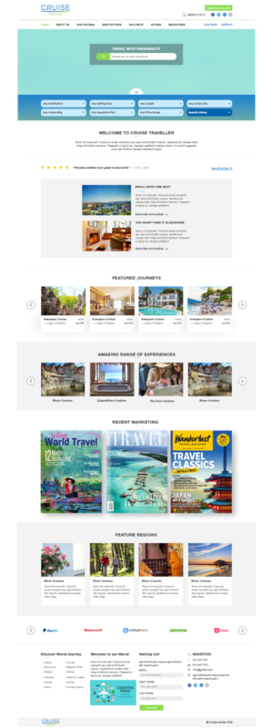 Web Design by Smile Cat for this project | Design: #18969034