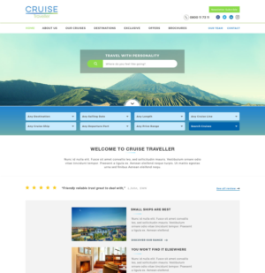 Web Design by Smile Cat for this project | Design: #18969038