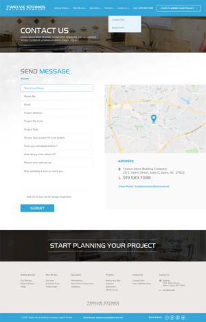 Web Design by AVROM for Twelve Stones Building Company | Design: #19028078