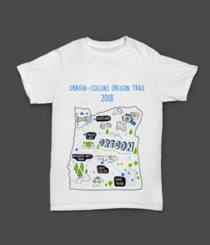 2018 Family Vacation to Oregon and California | Diseño de Camiseta por maricreatives