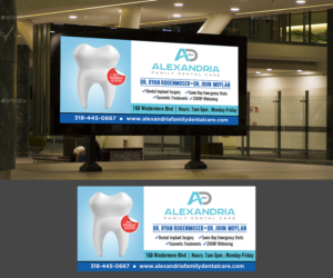 Billboard Design by Designers Hub for Alexandria Family Dental Care | Design: #18940822