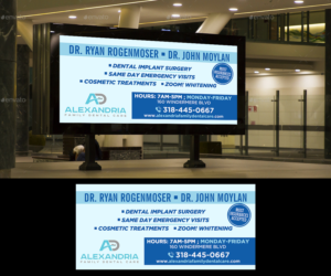 Billboard Design by Designers Hub for Alexandria Family Dental Care | Design: #18945054
