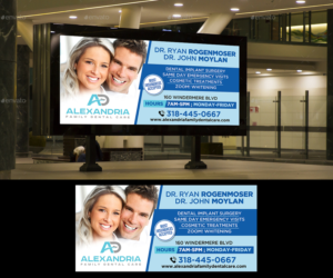 Billboard Design by Designers Hub for Alexandria Family Dental Care | Design: #18945131