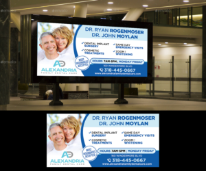 Billboard Design by Designers Hub for Alexandria Family Dental Care | Design: #18948559