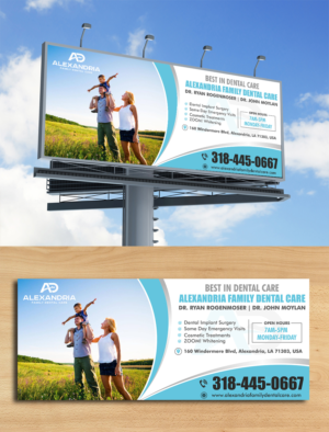 Billboard Design by ecorokerz for Alexandria Family Dental Care | Design: #18938188