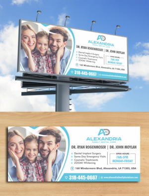 Billboard Design by ecorokerz for Alexandria Family Dental Care | Design: #18938405