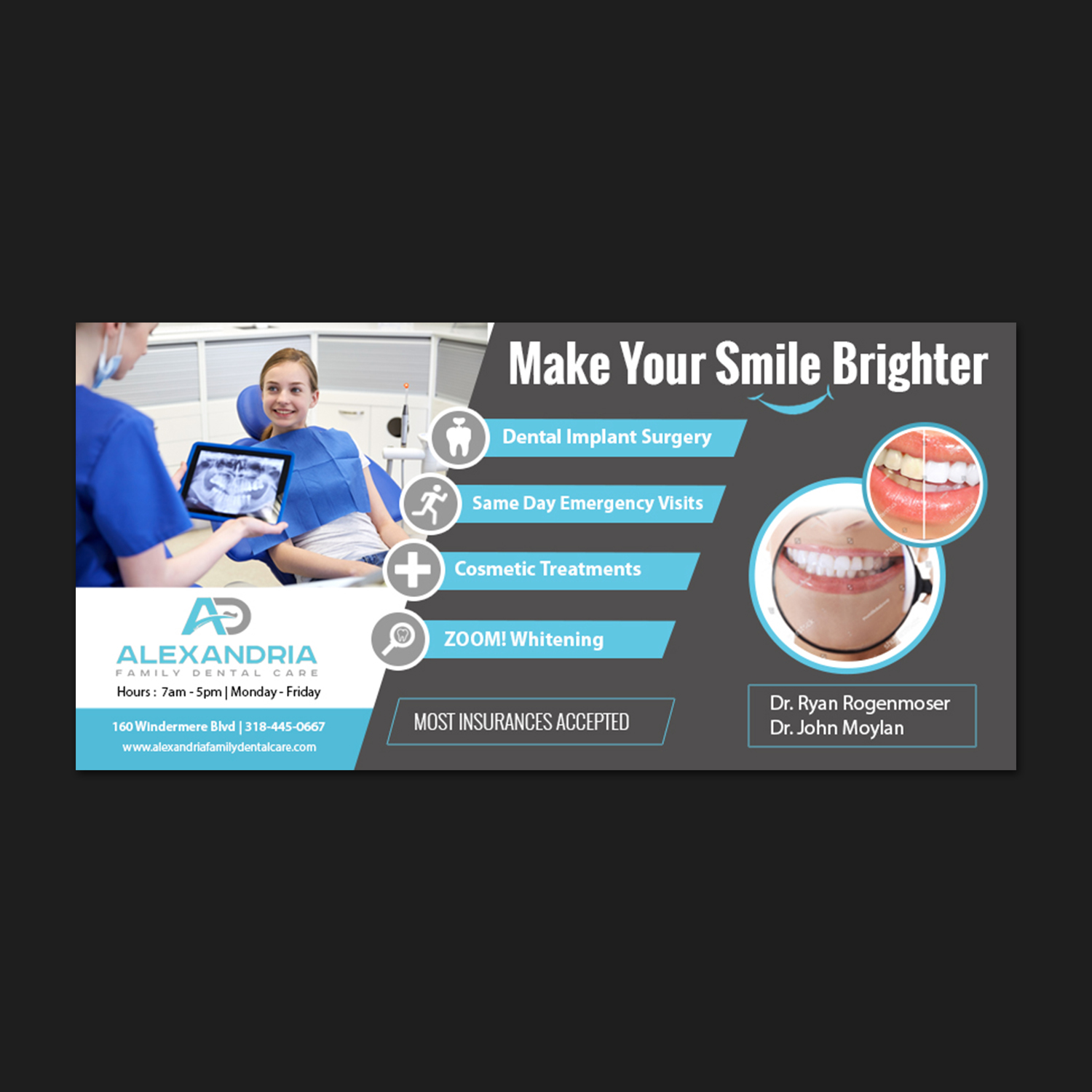 Billboard Design by Schöpfer for Alexandria Family Dental Care | Design #18944206
