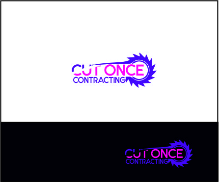 Logo-Design von Mihaela für Cut Once Contracting | Design #18937971