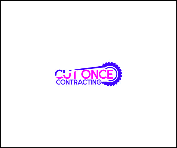 Logo-Design von Mihaela für Cut Once Contracting | Design #18943979