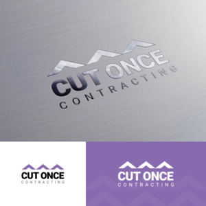 Logo-Design von Ronelogo für Cut Once Contracting | Design: #18937241