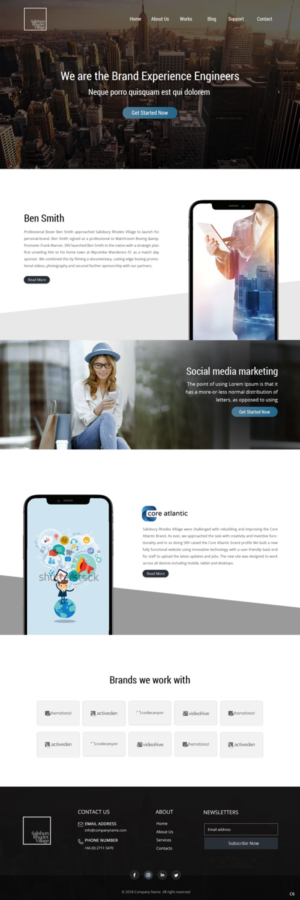 Web Design par pb pour Frank Godley UK LTD | Design : #18940246