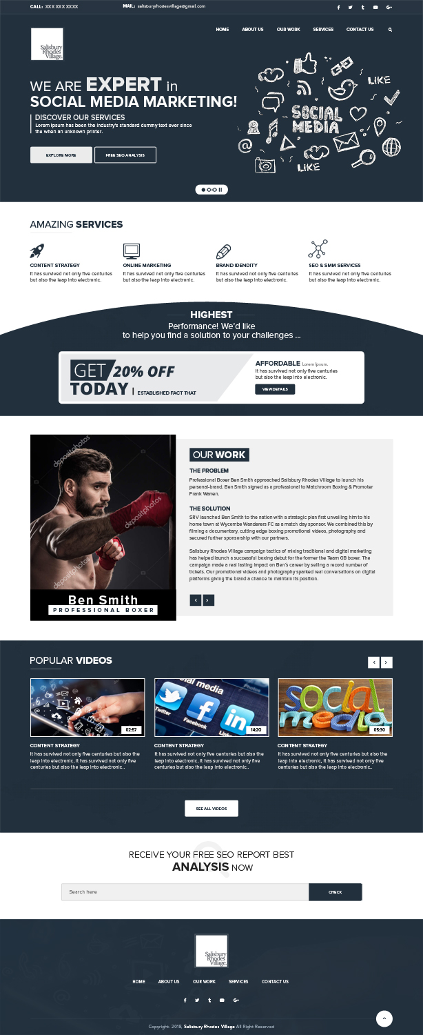 Web Design by Sujit Banerjee for Frank Godley UK LTD | Design #18939619