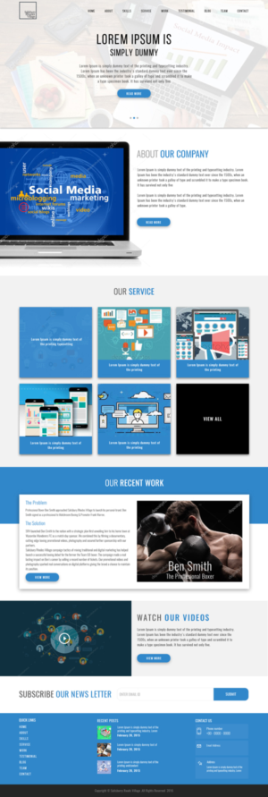 Web Design par Sujit Banerjee pour Frank Godley UK LTD | Design : #18939621