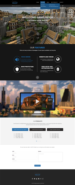 Diseño Web por OM para TechProof Ltd | Diseño: #2919127