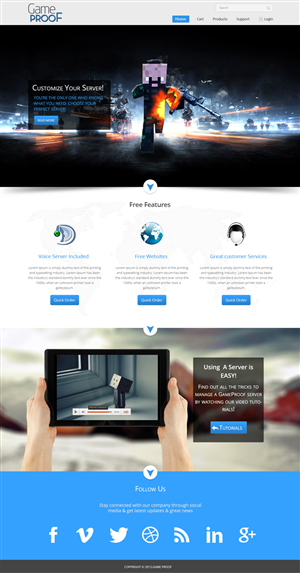 Help us redesign GameProof.net ! 550$ of prizes and job position! | Web-Design von OM