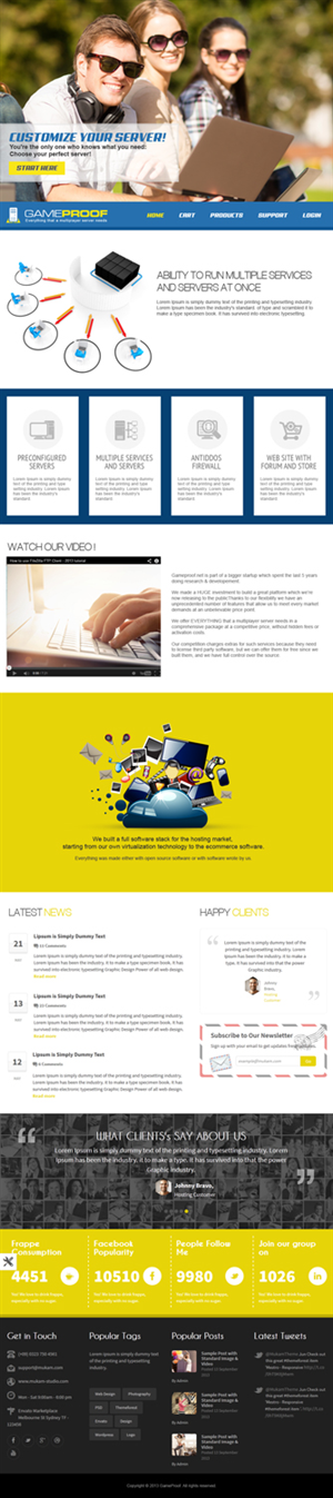 Help us redesign GameProof.net ! 550$ of prizes and job position! | Web-Design von jeckx2