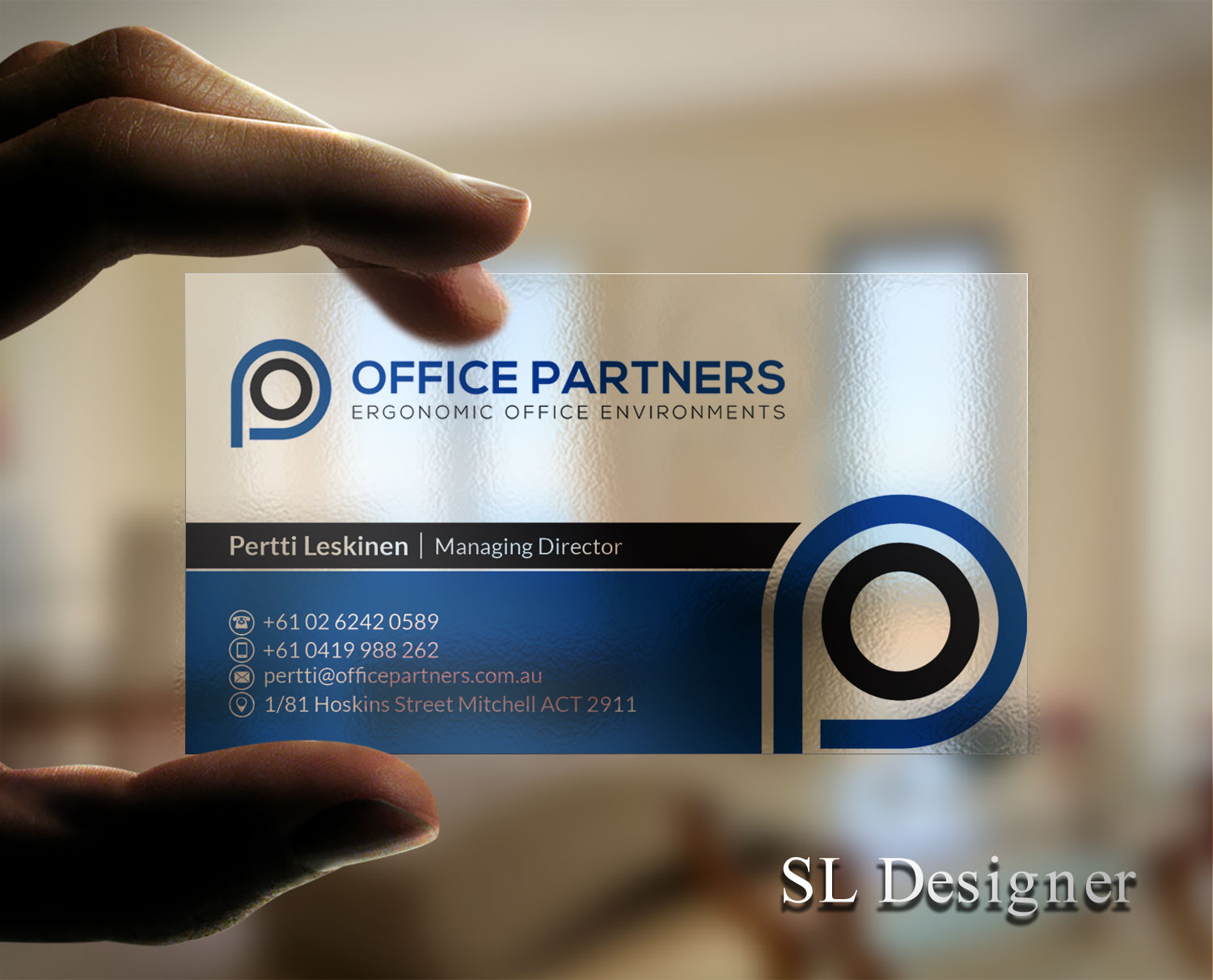 Business Card Design by SL Designer for this project | Design #18944885