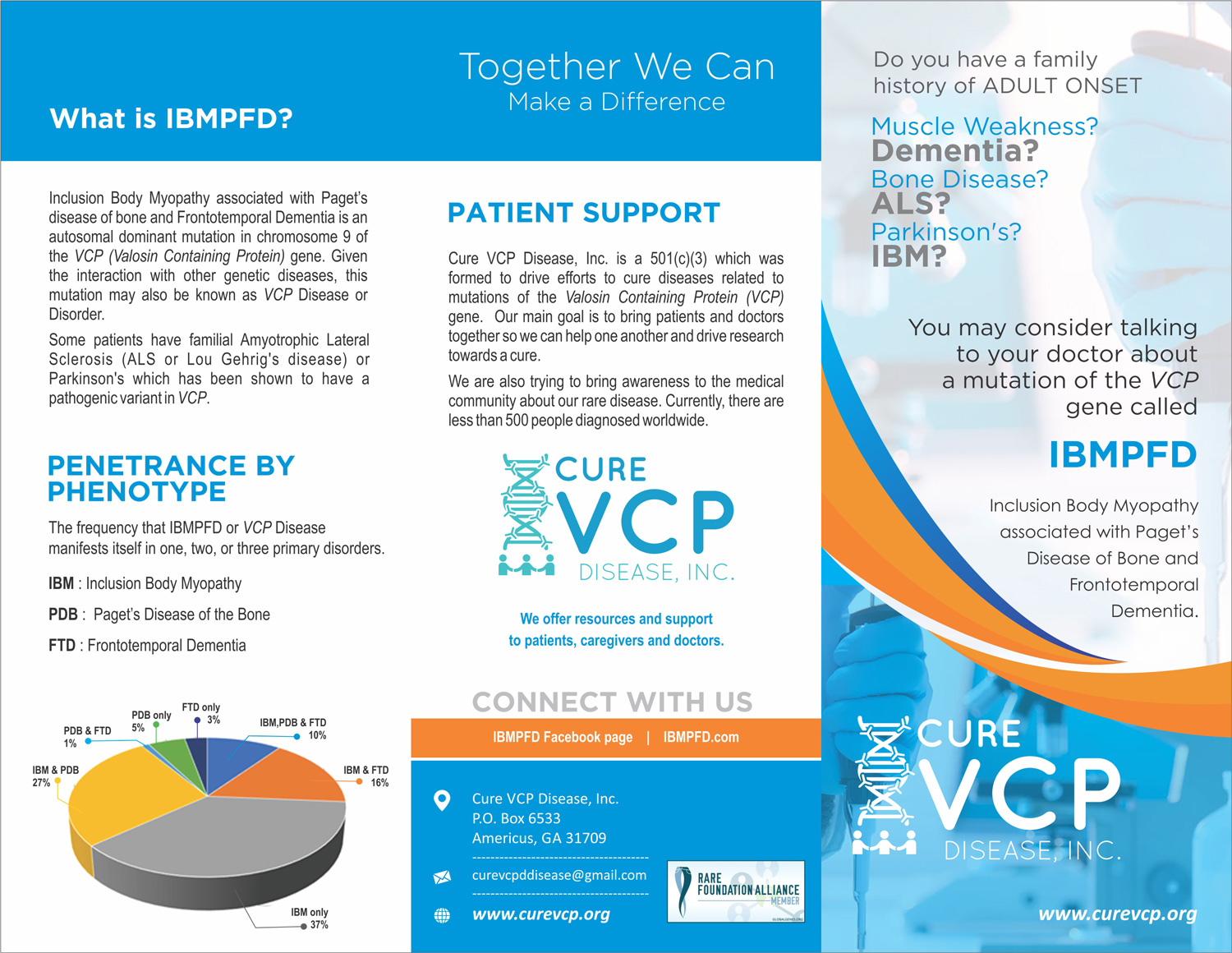 Diseño de Flyer por uk para Cure VCP Disease, Inc. | Diseño #18981352