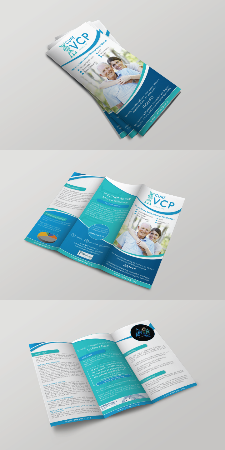 Flyer-Design von alex989 für Cure VCP Disease, Inc. | Design #18938212