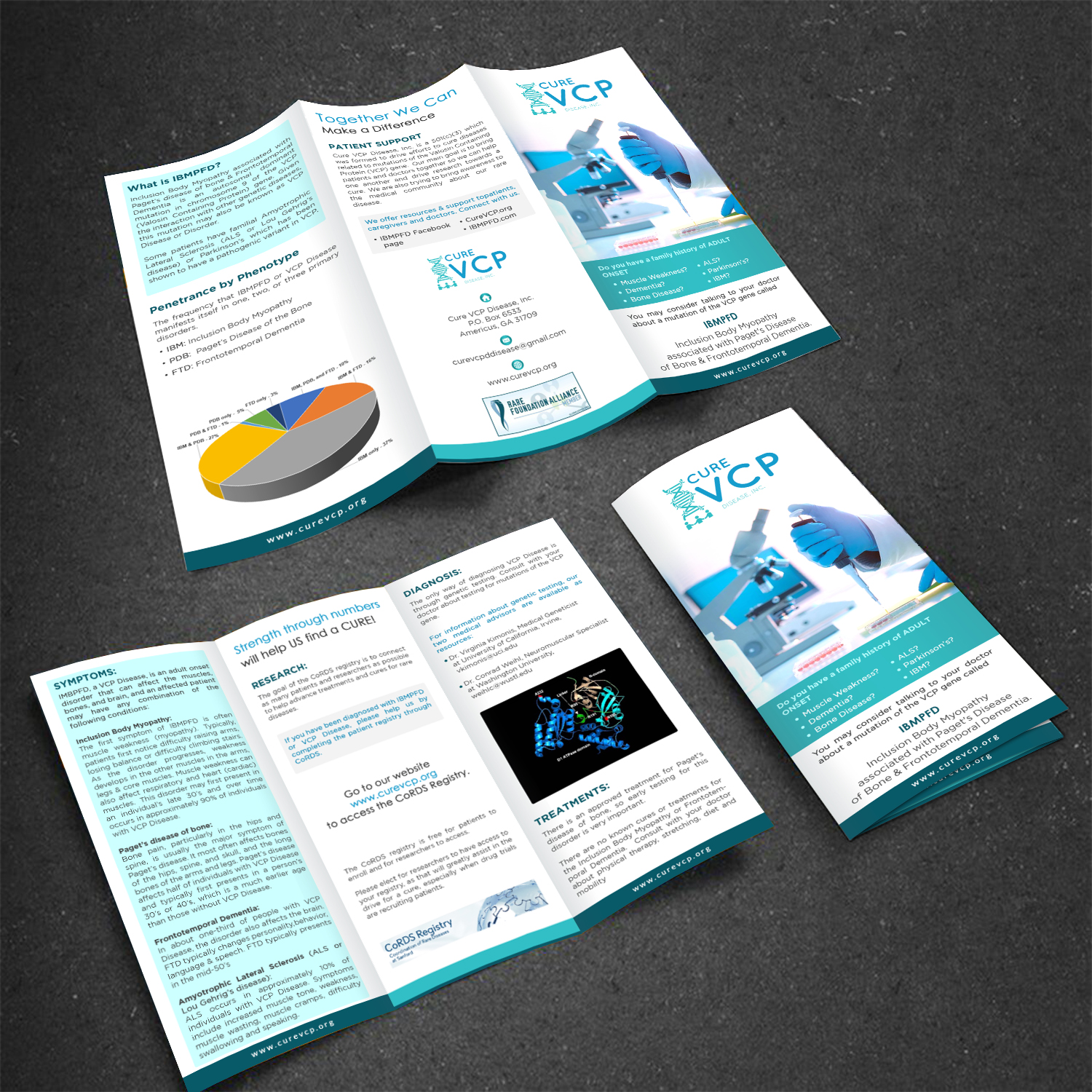 Design de Flyer par debdesign pour Cure VCP Disease, Inc. | Design #18938197
