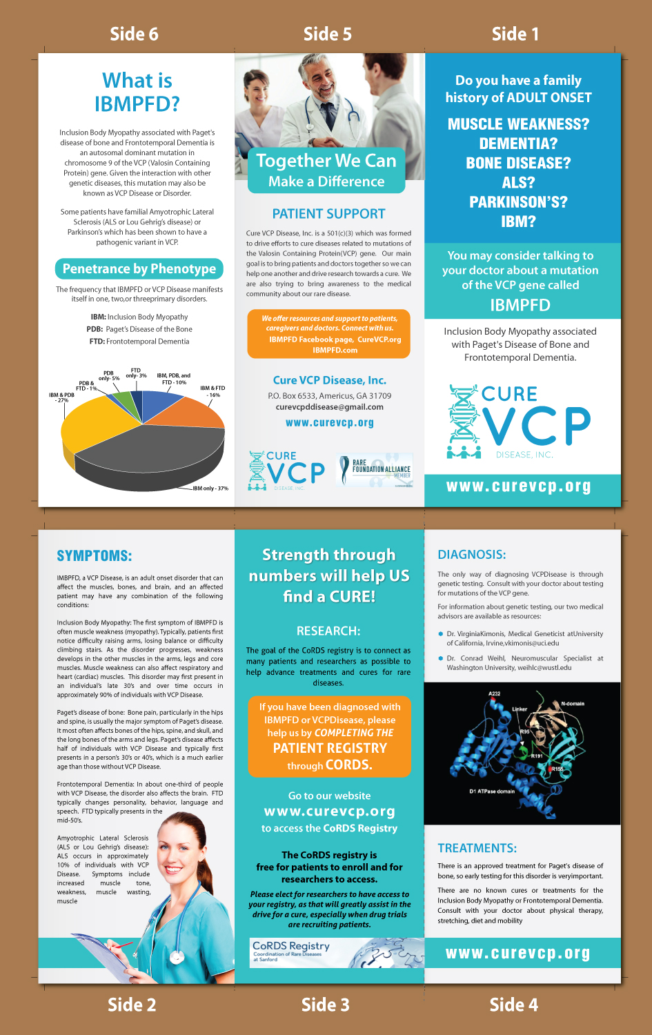 Design de Flyer par Shiya@India pour Cure VCP Disease, Inc. | Design #18939361