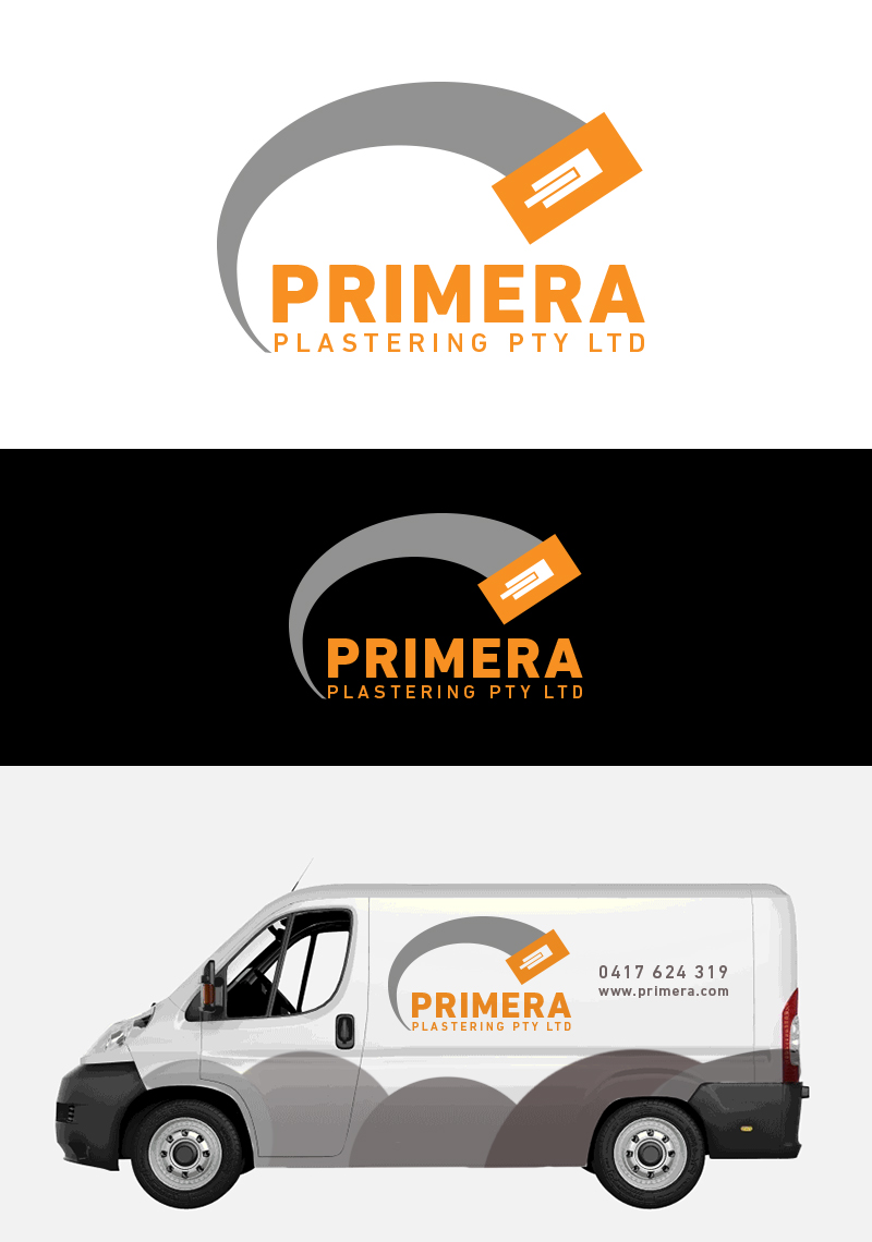 Logo Design by Cristina Boboc for Primera Plastering Pty Ltd | Design #18949431