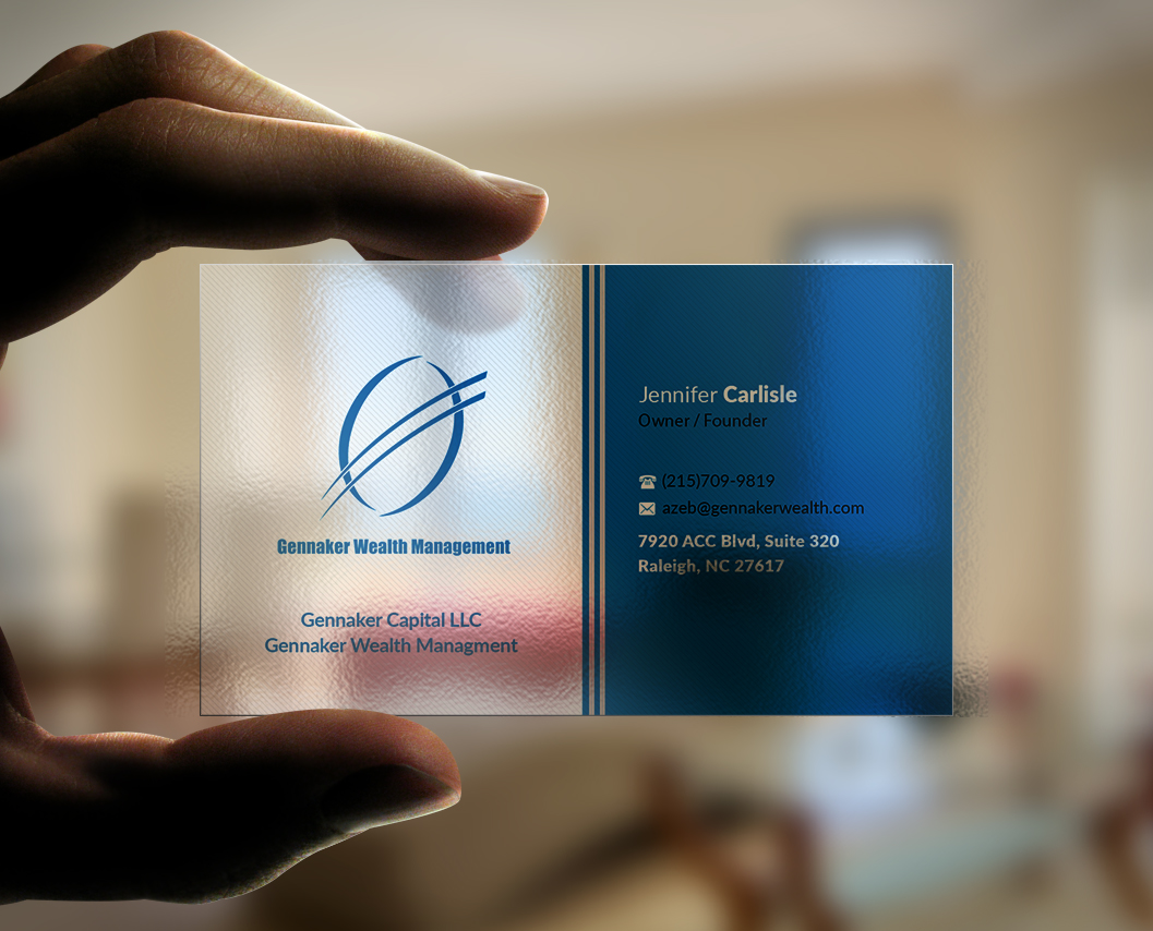 Business Card Design by Pointless Pixels India for Gennaker Capital LLC | Design #18940420