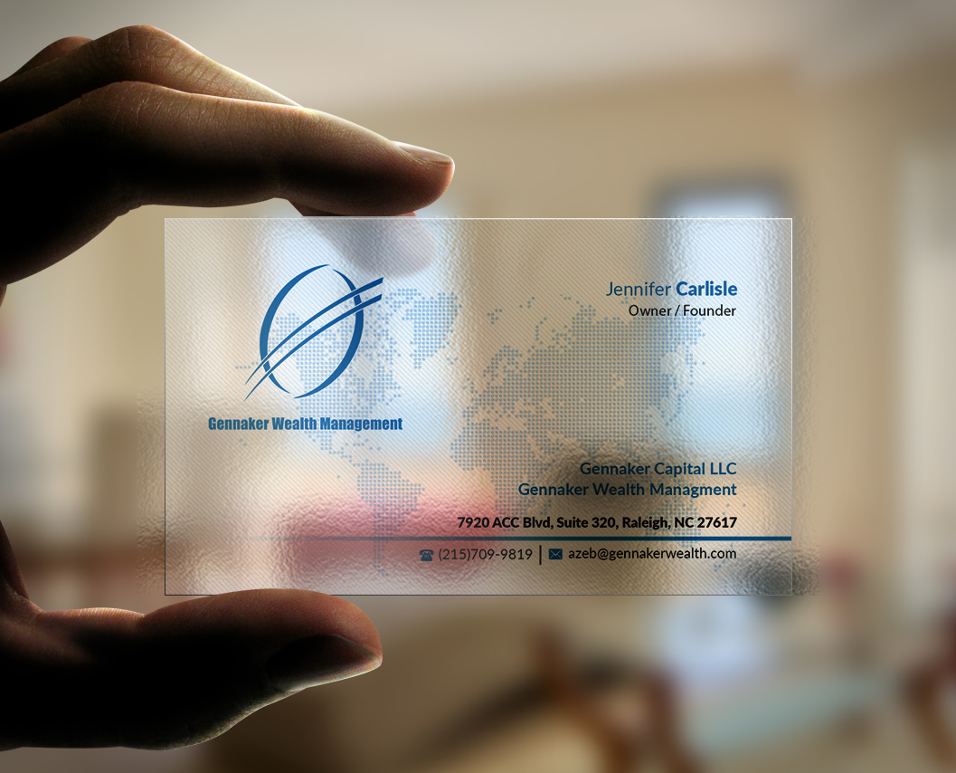 Business Card Design by Pointless Pixels India for Gennaker Capital LLC | Design #18940421