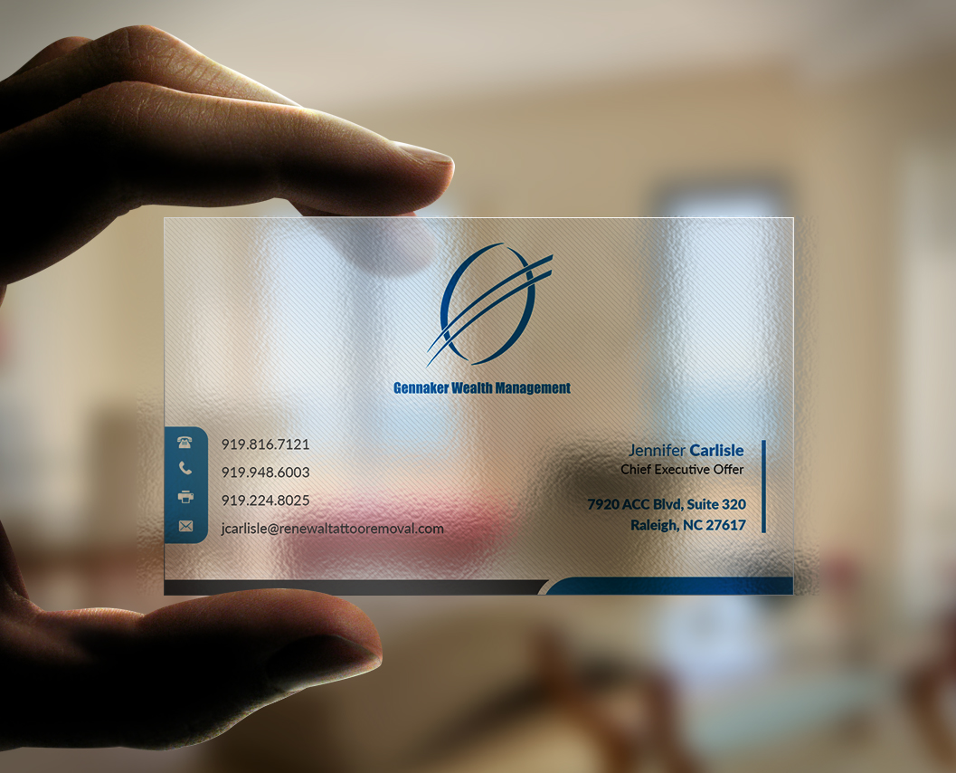 Business Card Design by Pointless Pixels India for Gennaker Capital LLC | Design #18940442