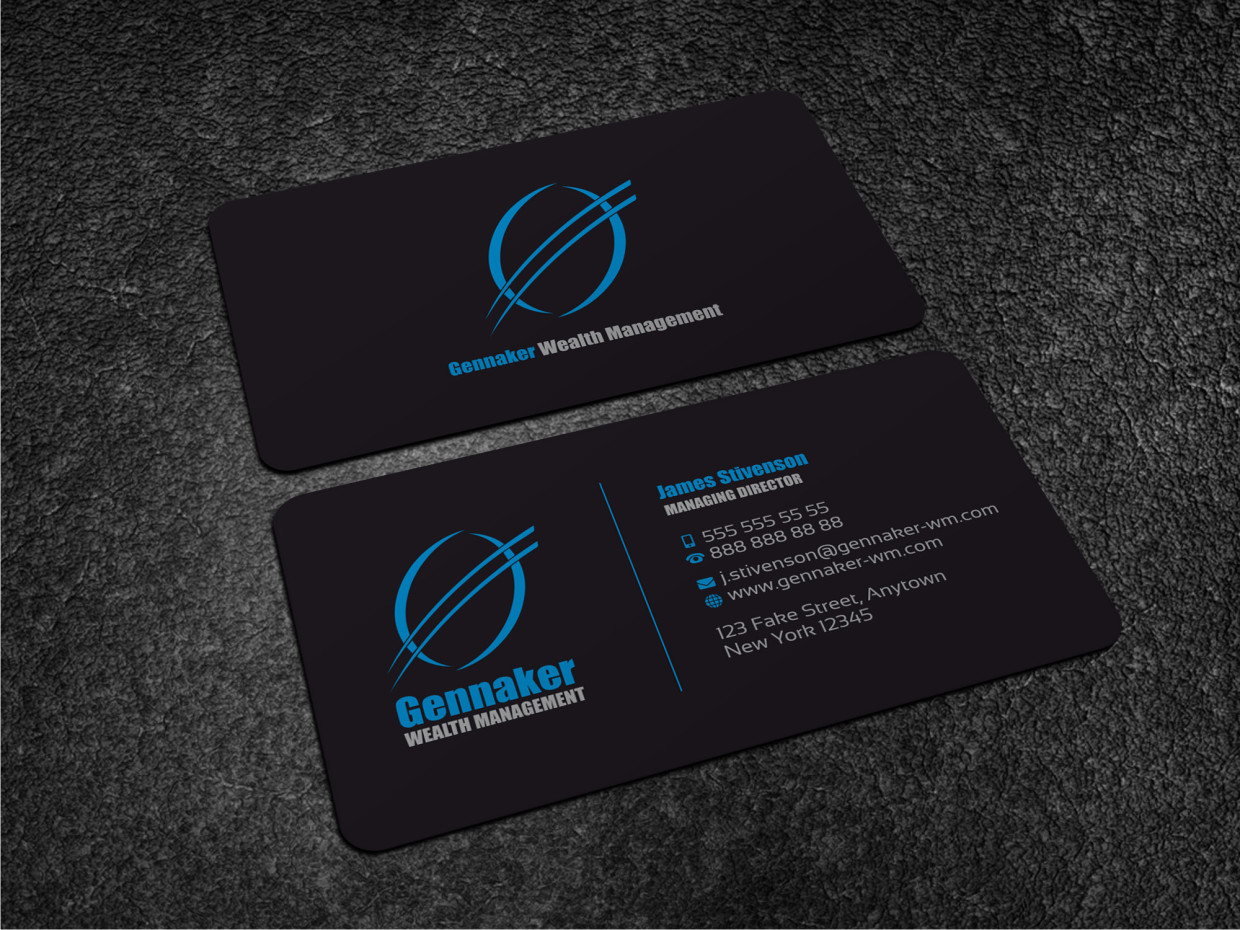 Diseño de Tarjeta de Presentación por Atvento Graphics para Gennaker Capital LLC | Diseño #18938817