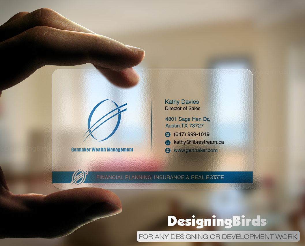 Business Card Design by Designing Birds for Gennaker Capital LLC | Design #18942506